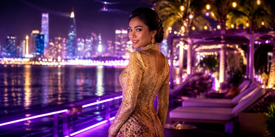 Peminat hiburan sukan bergaya kebaya di Melaka mengikuti perlawanan langsung di platform mahjong